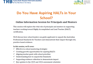Online Information Session for Principals and Mentors